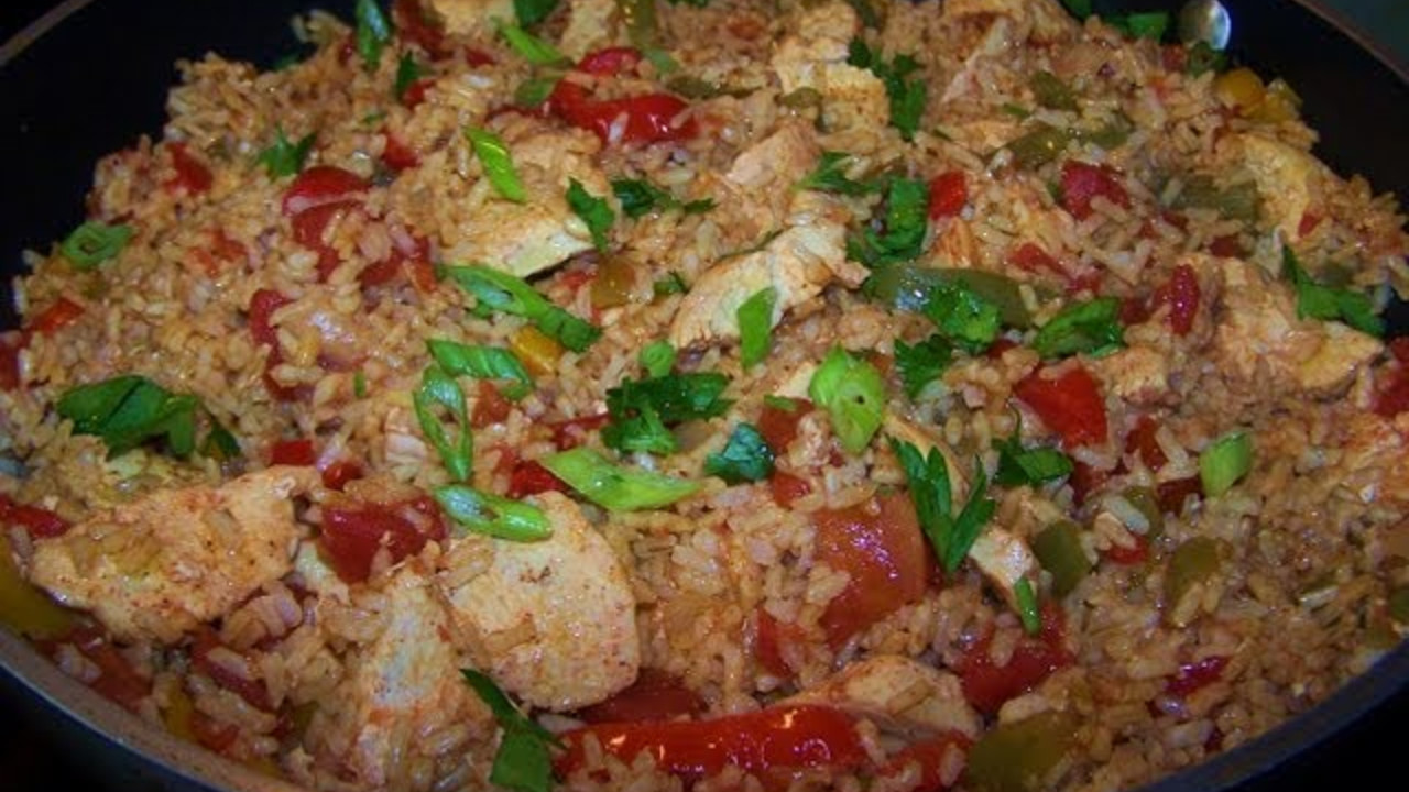Spanish Chicken and Rice Skillet - Gluten Free - Cooking Videos