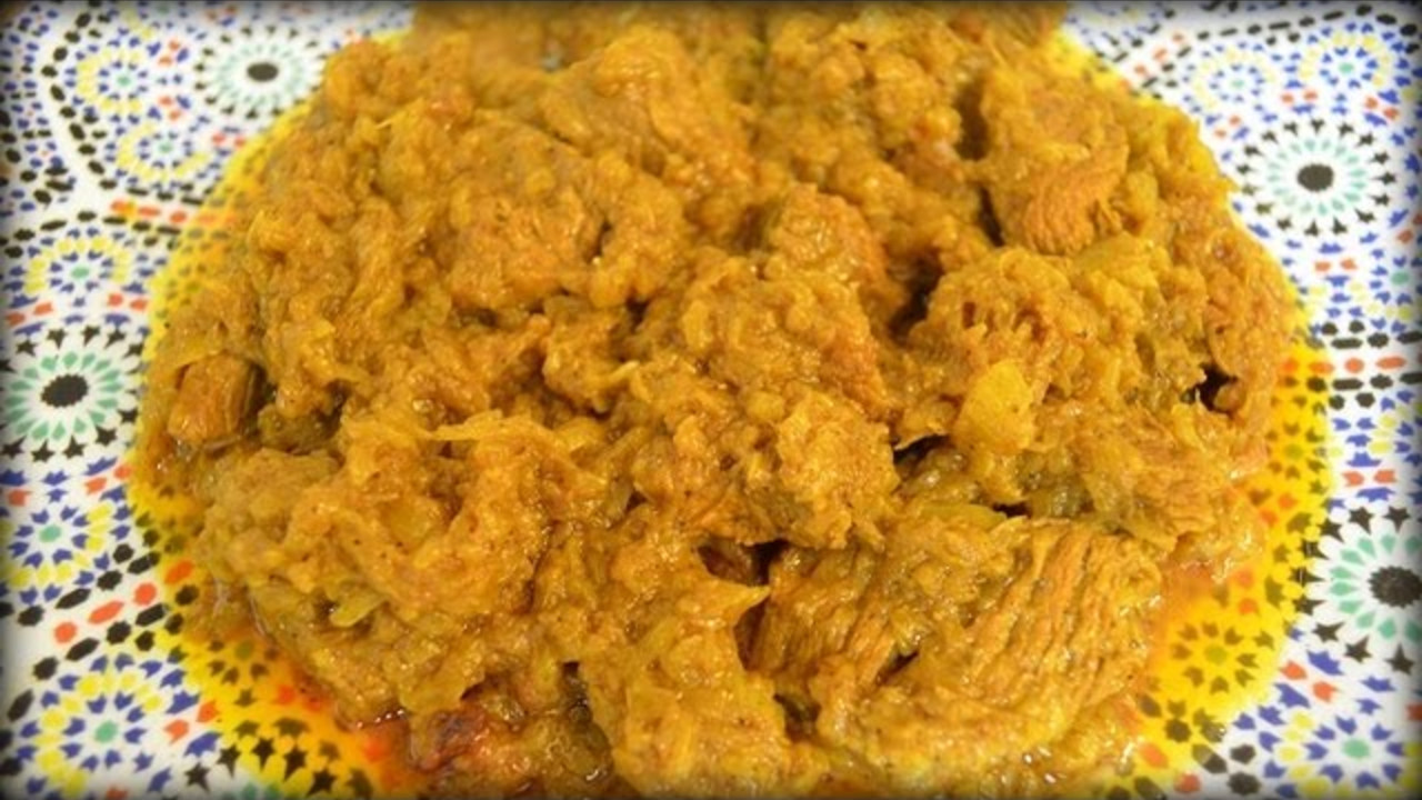 Kabab Maghdour Tagine of meat and onions Cooking Videos Grokker