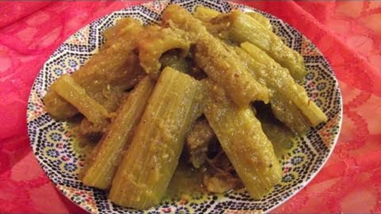 Tajine of Beef and Cardoon (Kharchouf) - Cooking Videos