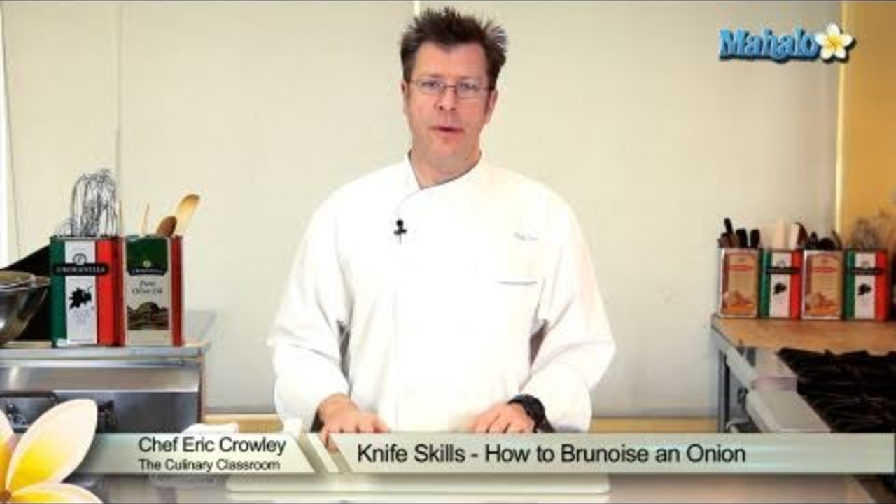 How to Brunoise an Onion Cooking Videos Grokker