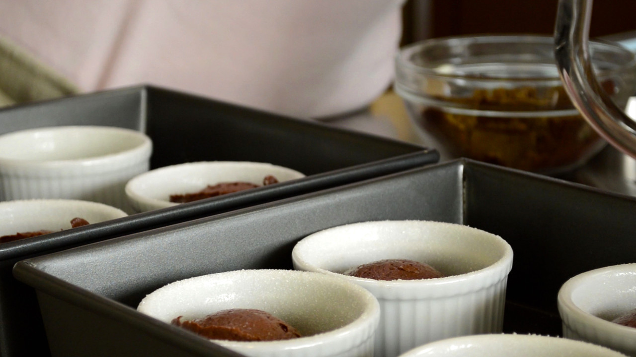 Chocolate Pudding Cake with Coffee Ice Cream Cooking Videos Grokker