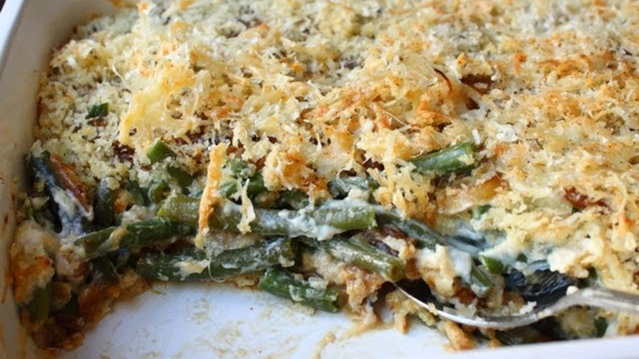 French Onion Green Bean Casserole Cooking Videos Grokker