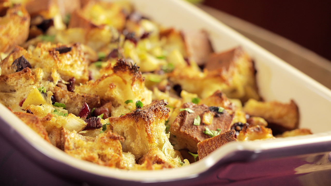 Ciabatta Pancetta Stuffing Cooking Videos Grokker