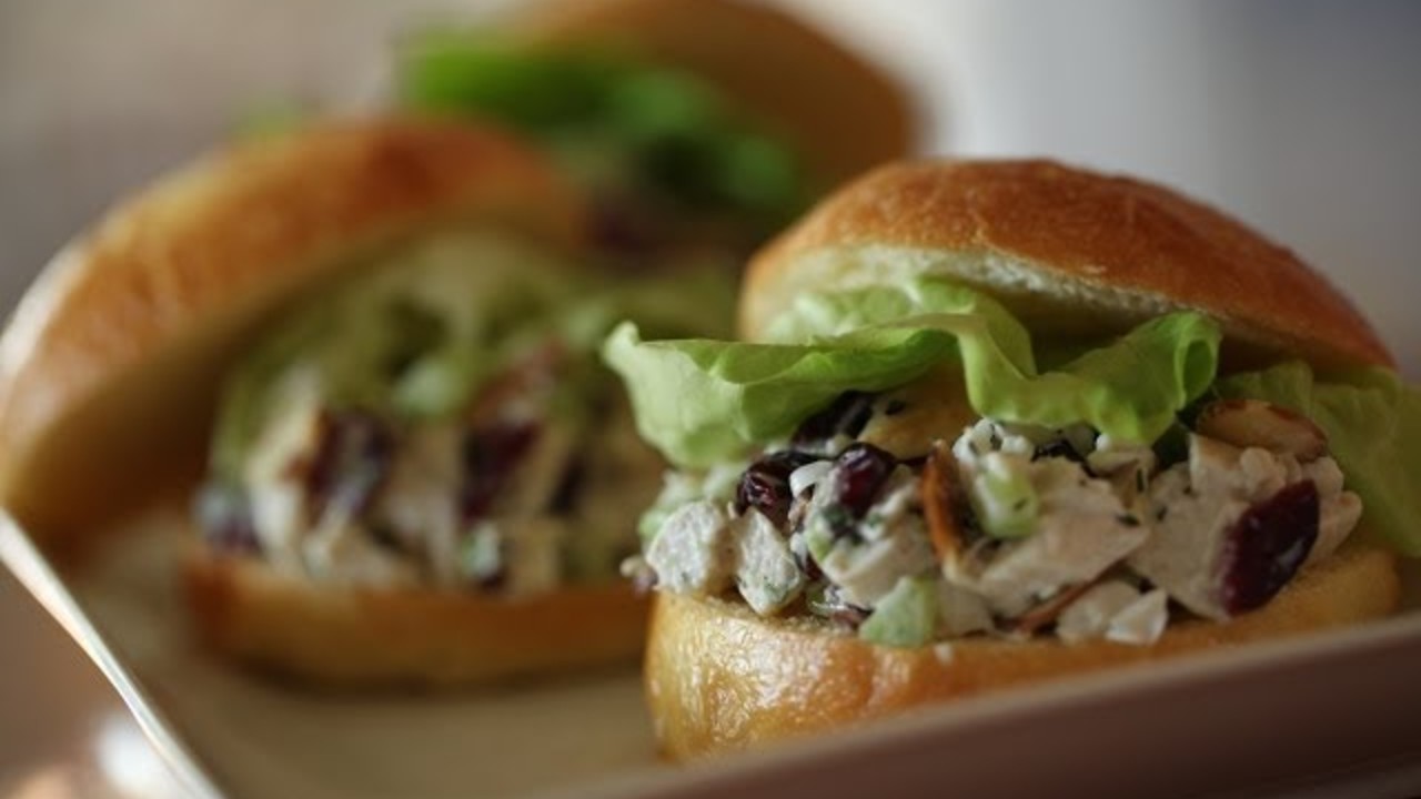 Liesl's Cranberry Almond Chicken Salad - Cooking Videos - Grokker