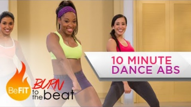 10 Minute Cardio Dance Abs Workout Burn to the Beat Fitness and Exercise Videos Grokker