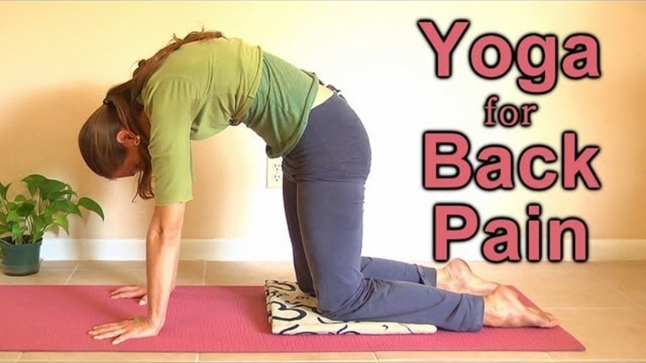 Relaxing Yoga for Back Pain. Beginners Home Workout Mollie